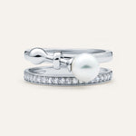 Silver ring with Cubic Zirconia