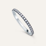 Silver ring with Cubic Zirconia