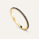 14KT Gold Plated Ring with Cubic Zirconia