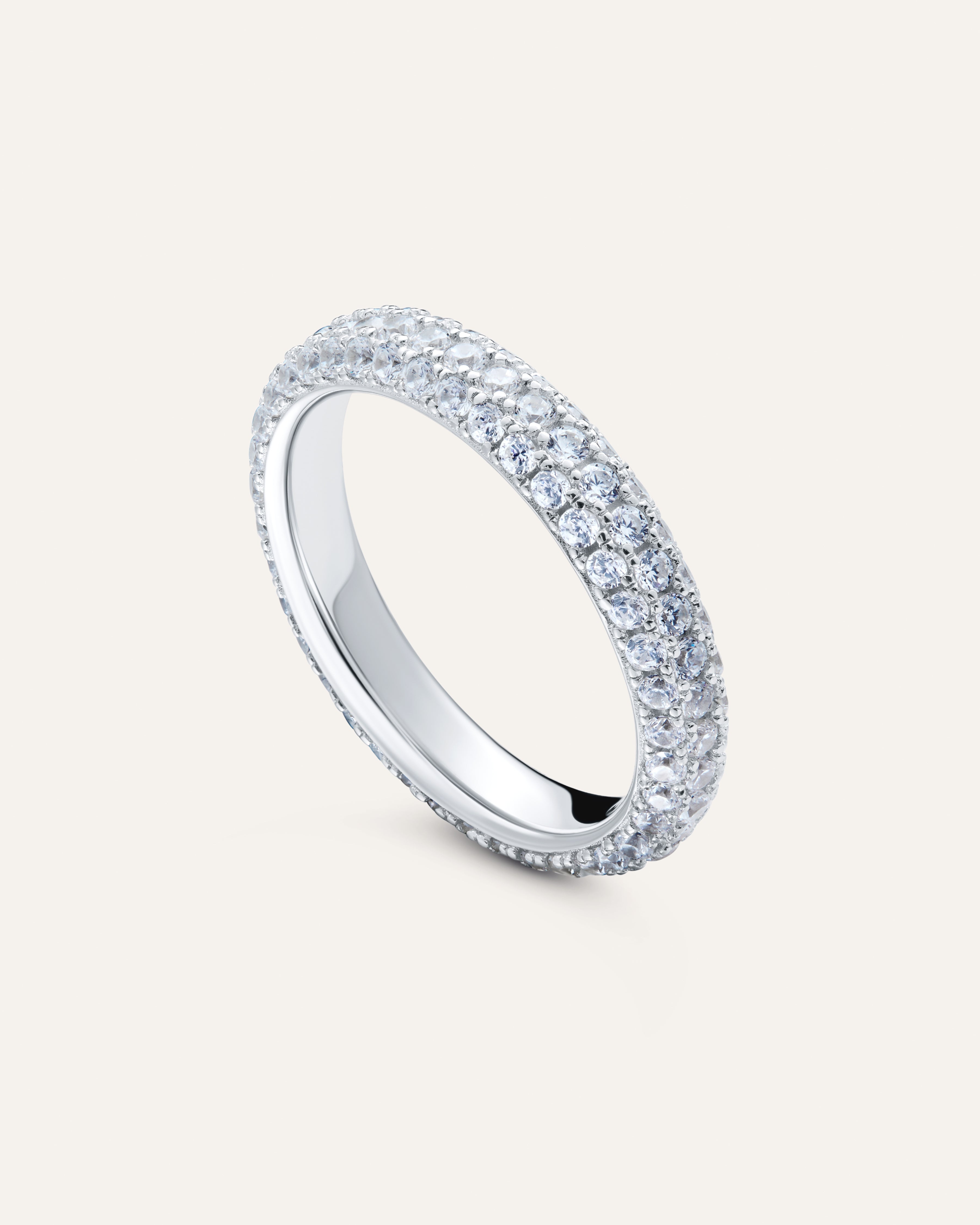 Silver ring with Cubic Zirconia