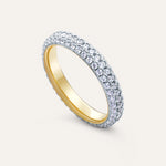 14KT Gold Plated Ring with Cubic Zirconia