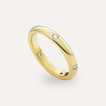 14KT Gold Plated Ring with Cubic Zirconia