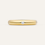 14KT Gold Plated Ring with Cubic Zirconia