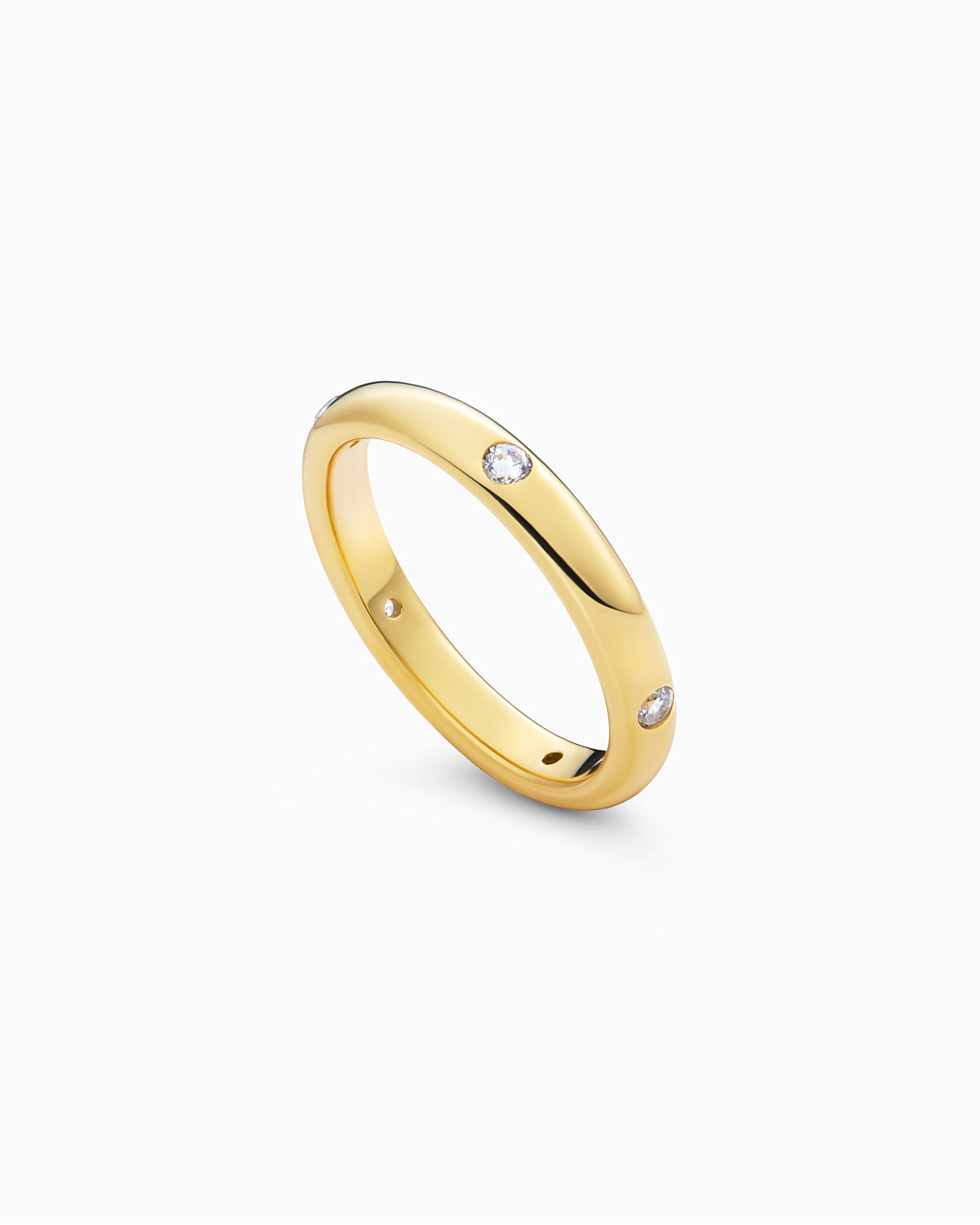 14KT Gold Plated Ring with Cubic Zirconia