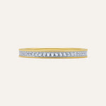 14KT Gold Plated Ring with Cubic Zirconia