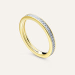 14KT Gold Plated Ring with Cubic Zirconia