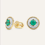 Gold earrings with Diamond