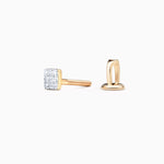 Gold earring with Natural Diamond