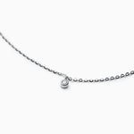 Silver necklace with Cubic Zirconia