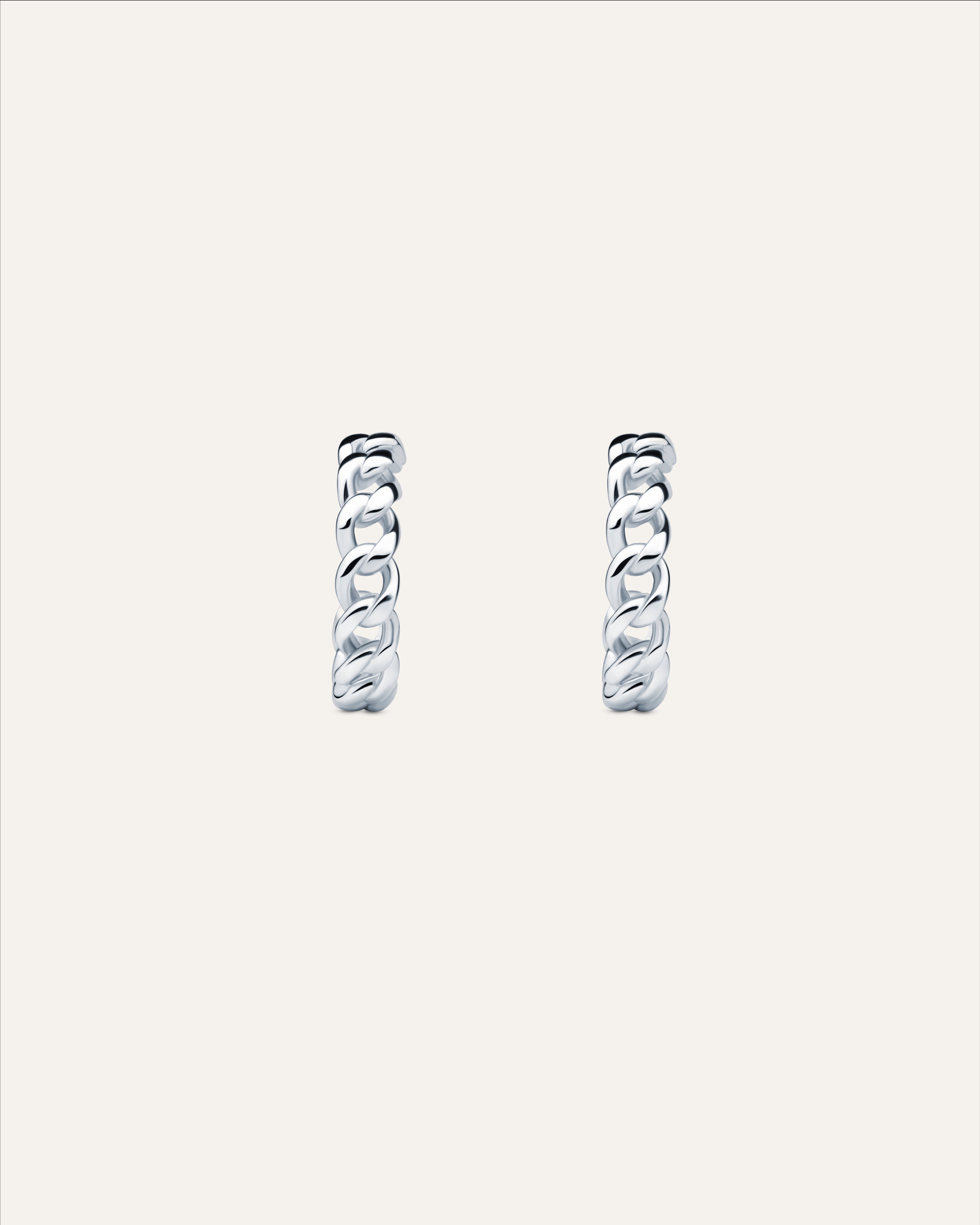 Silver earrings