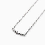 Silver necklace with Cubic Zirconia