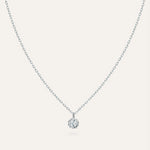 Silver necklace with Cubic Zirconia