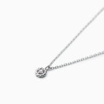 Silver necklace with Cubic Zirconia