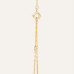 14KT Gold Plated necklace with Cubic Zirconia