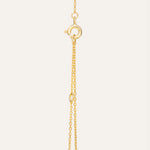 14KT Gold Plated necklace with Cubic Zirconia