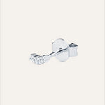 Silver earring with Cubic Zirconia