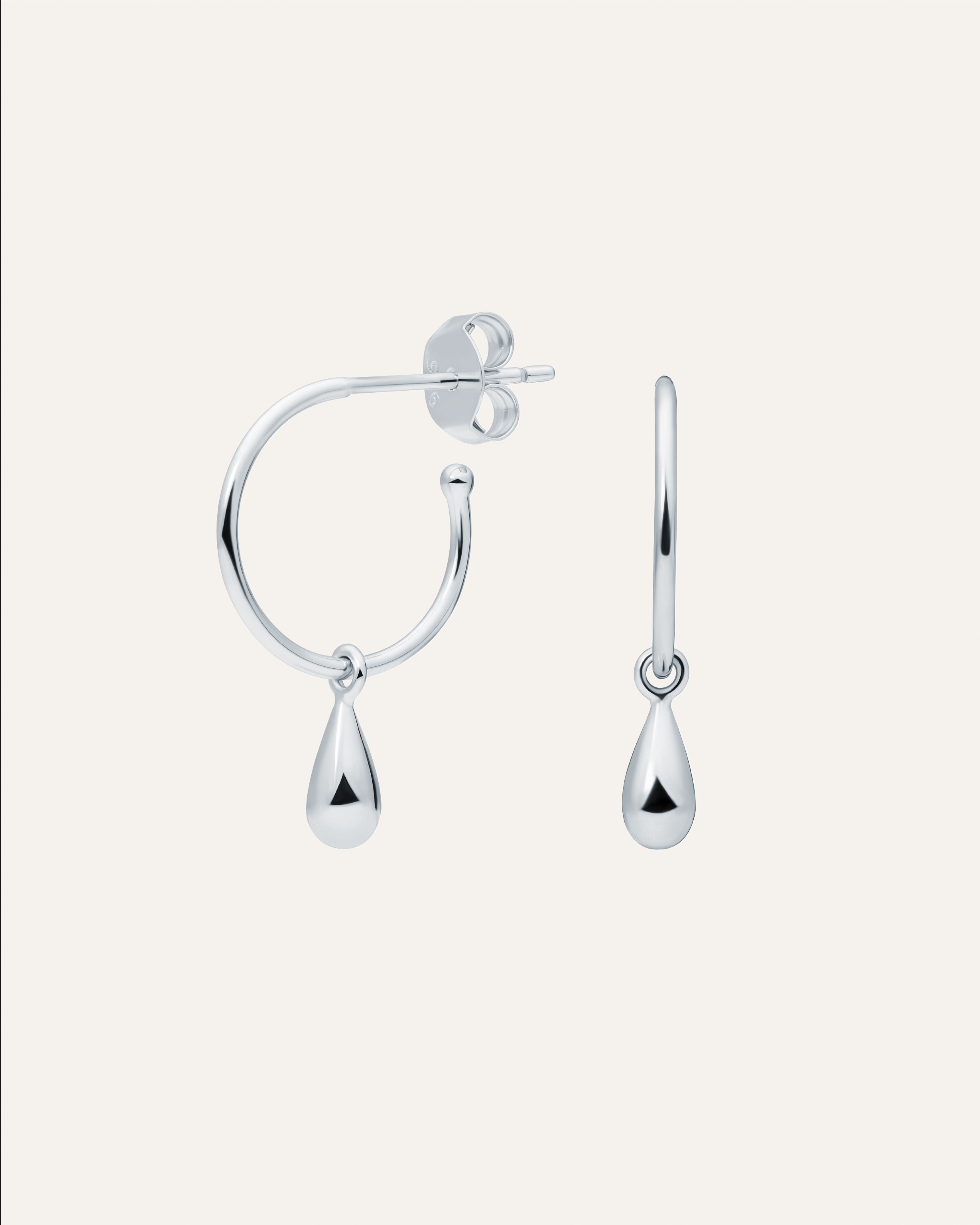 Silver earrings