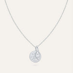 Silver necklace with Cubic Zirconia