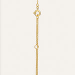 14KT Gold Plated necklace with Cubic Zirconia