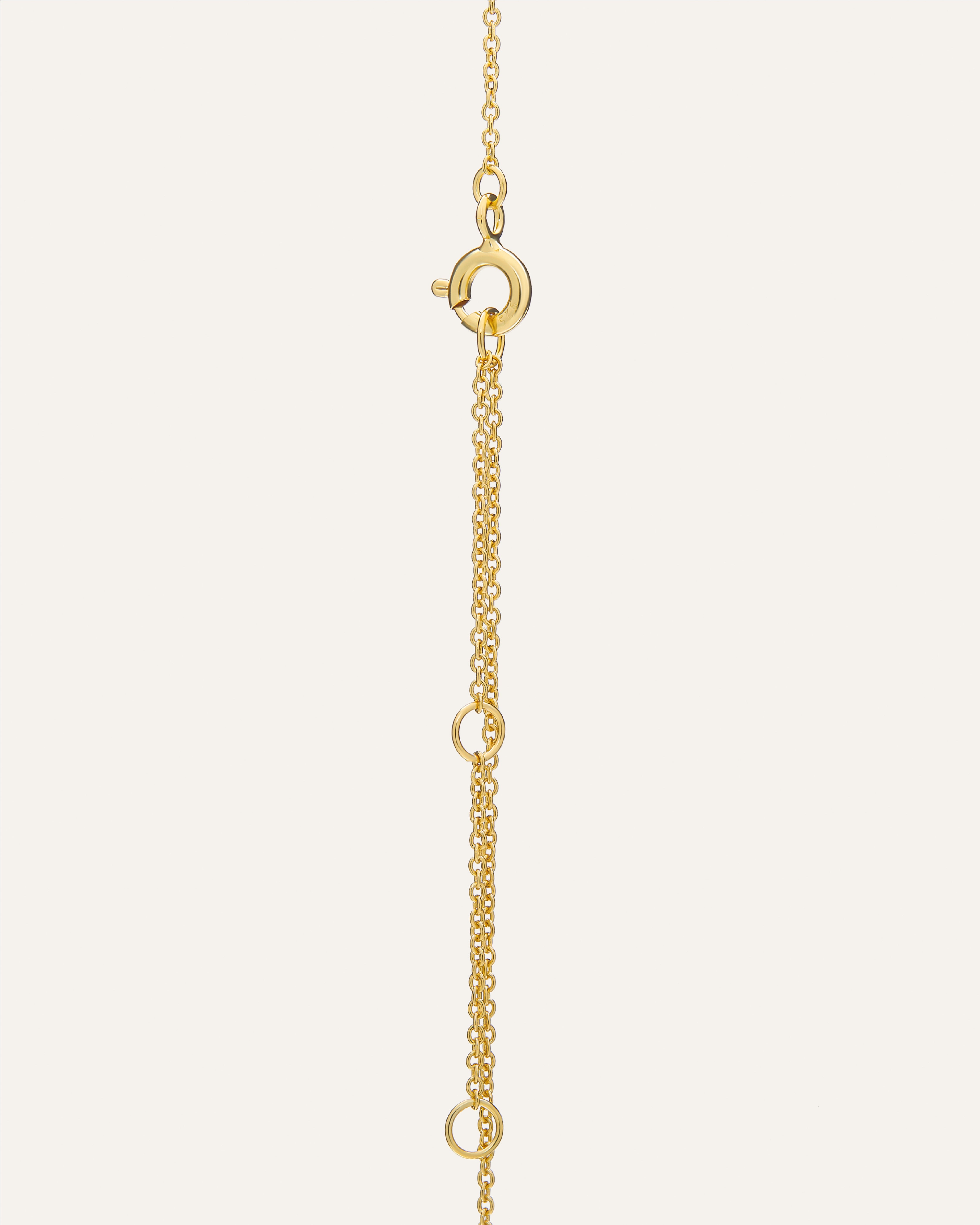 14KT Gold Plated necklace with Cubic Zirconia