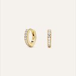 14KT Gold Plated earring with Cubic Zirconia