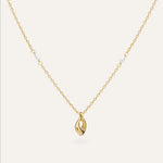 14KT Gold Plated necklace with Fresh water pearl