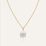 14KT Gold Plated necklace with Fresh water pearl