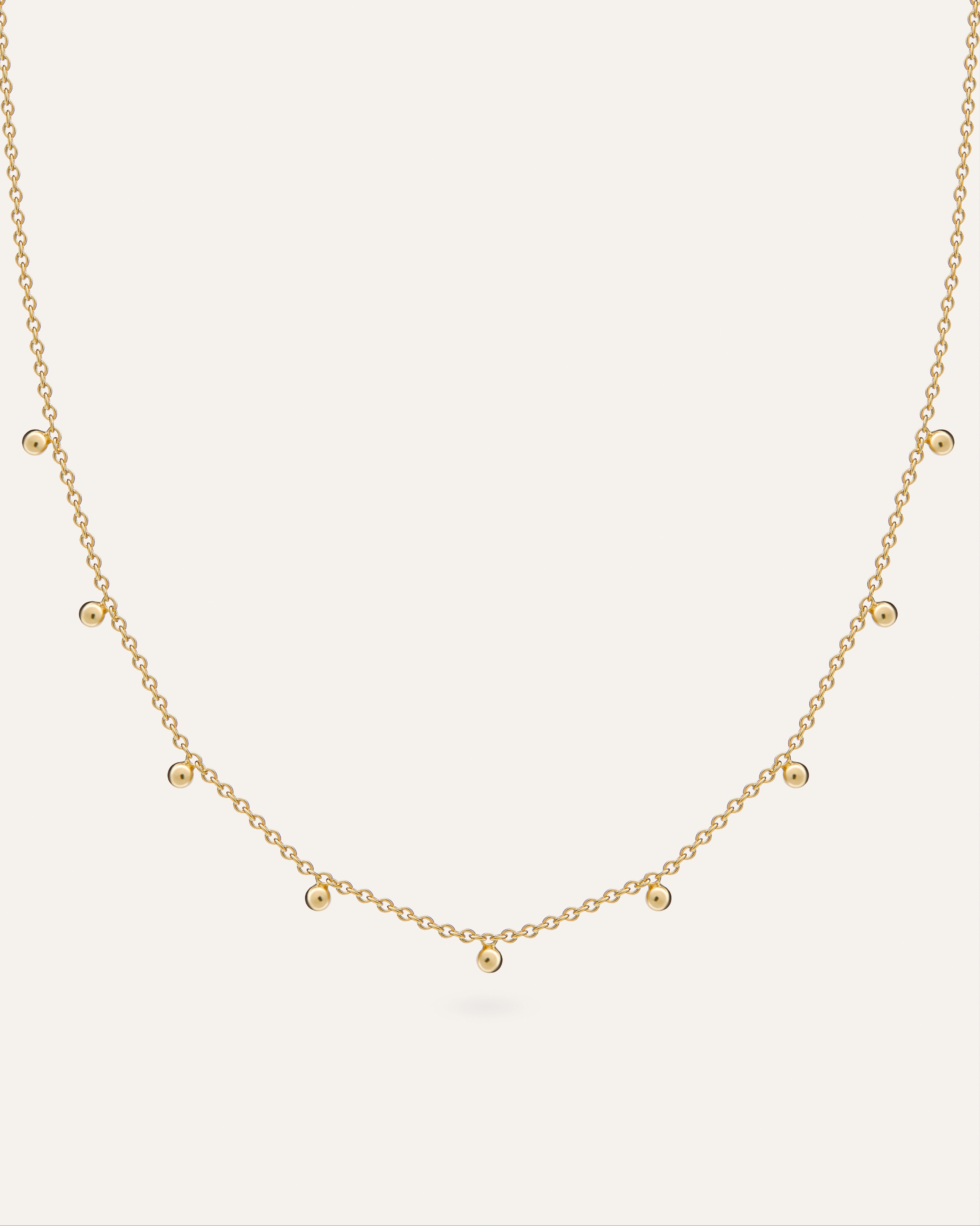 14KT Gold Plated necklace with Cubic Zirconia