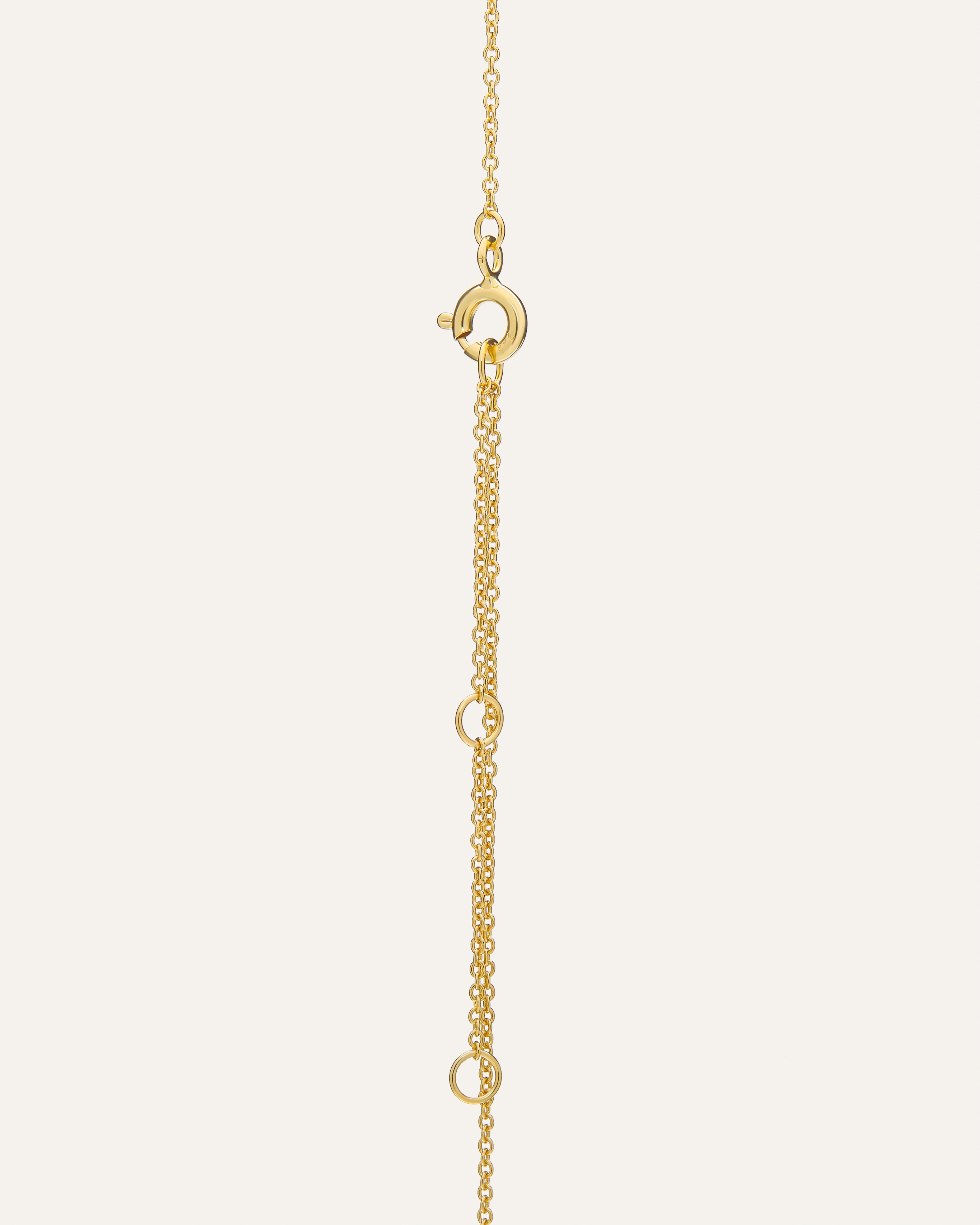 14KT Gold Plated necklace with Cubic Zirconia