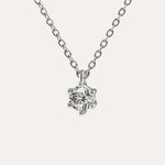 Silver necklace with Cubic Zirconia