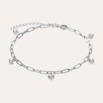 Silver bracelet with Cubic Zirconia