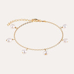 18KT Gold Plated bracelet with Natural Pearl