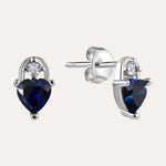 Silver earrings with Cubic Zirconia