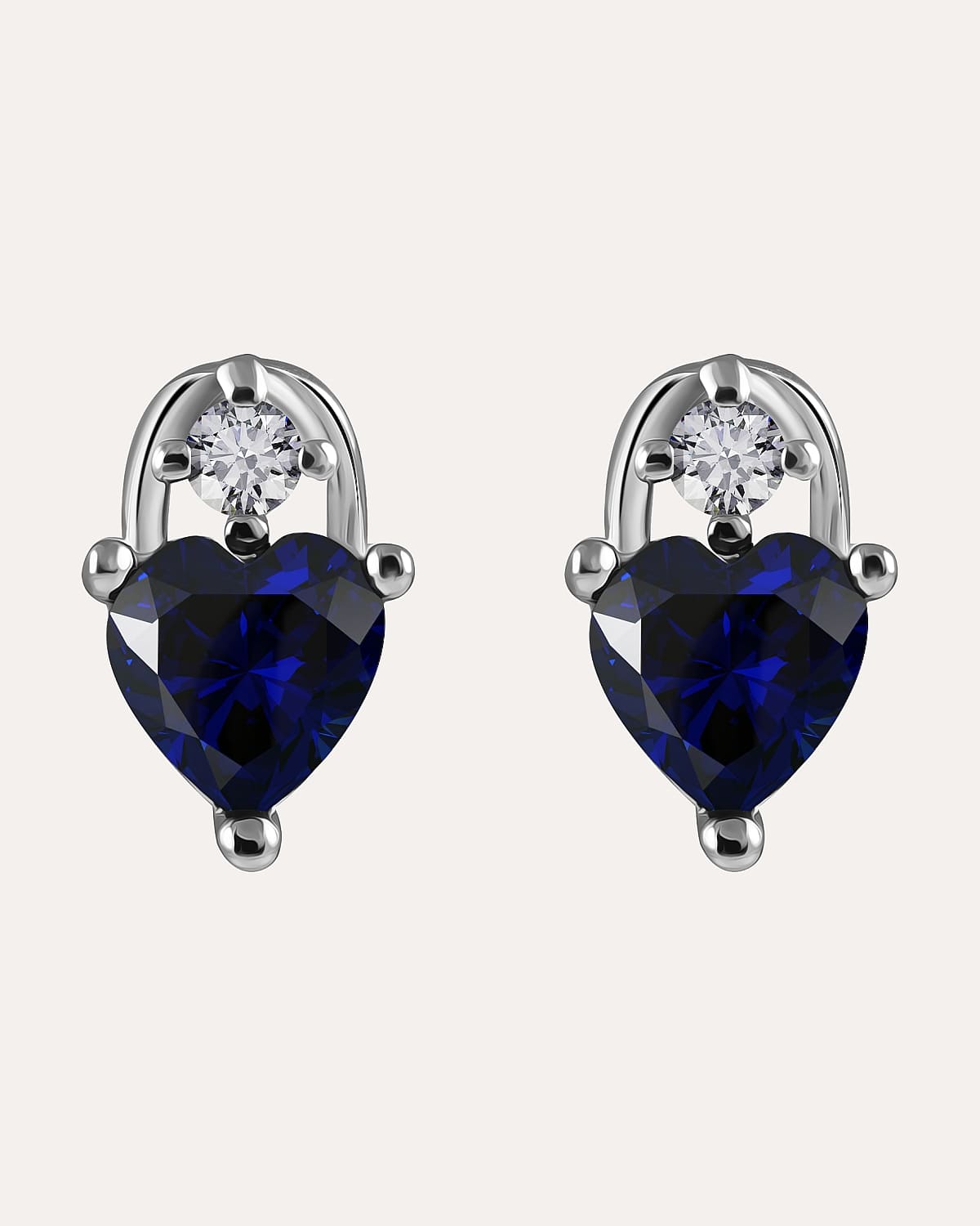 Silver earrings with Cubic Zirconia