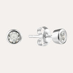 Silver Earrings with Cubic Zirconia