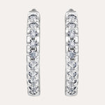 Silver Earrings with Cubic Zirconia