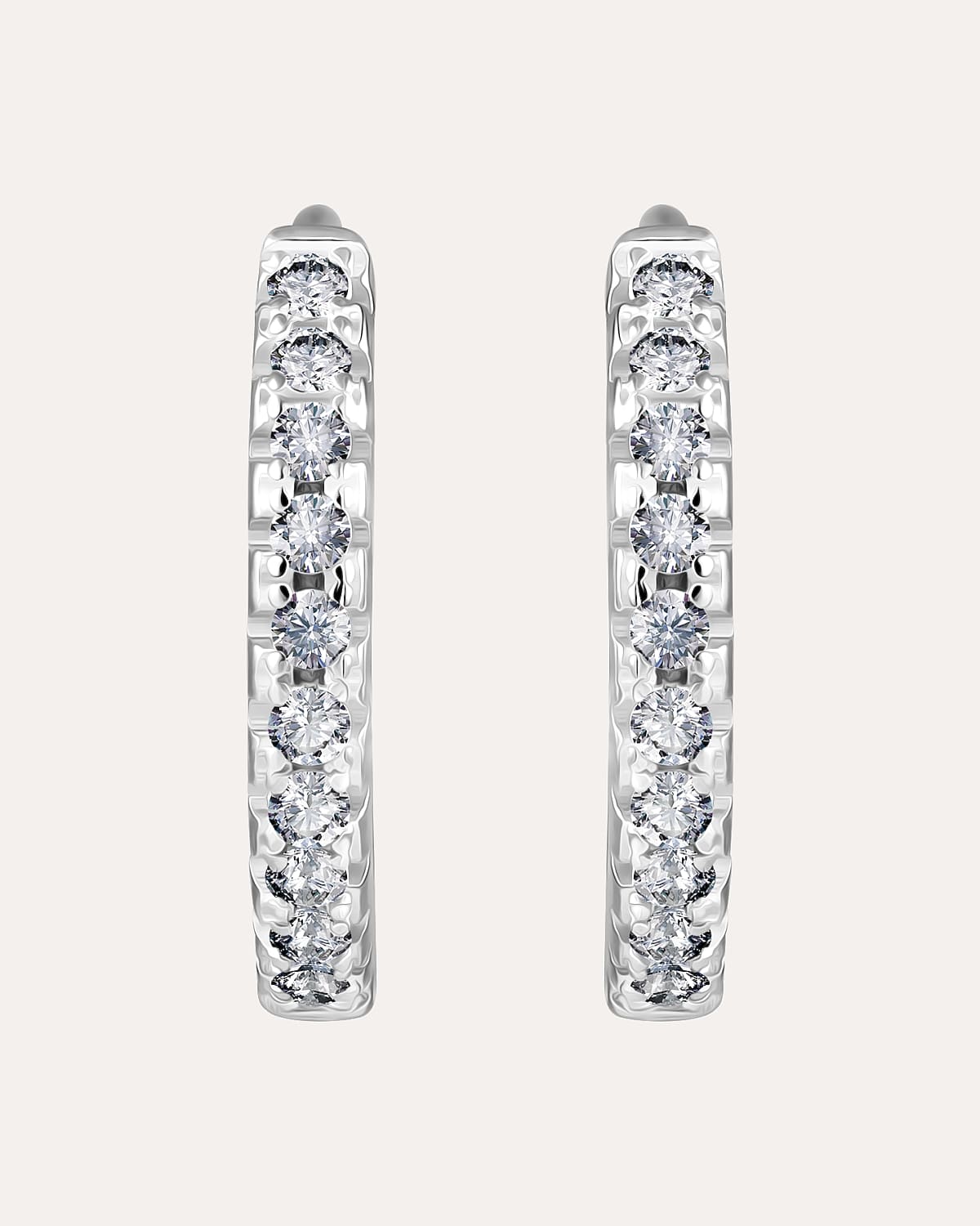 Silver Earrings with Cubic Zirconia