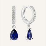 Silver earrings with Cubic Zirconia