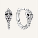 Silver earrings with Cubic Zirconia