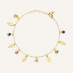 18KT Gold Plated bracelet with Cubic Zirconia