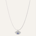 Silver necklace with Cubic Zirconia