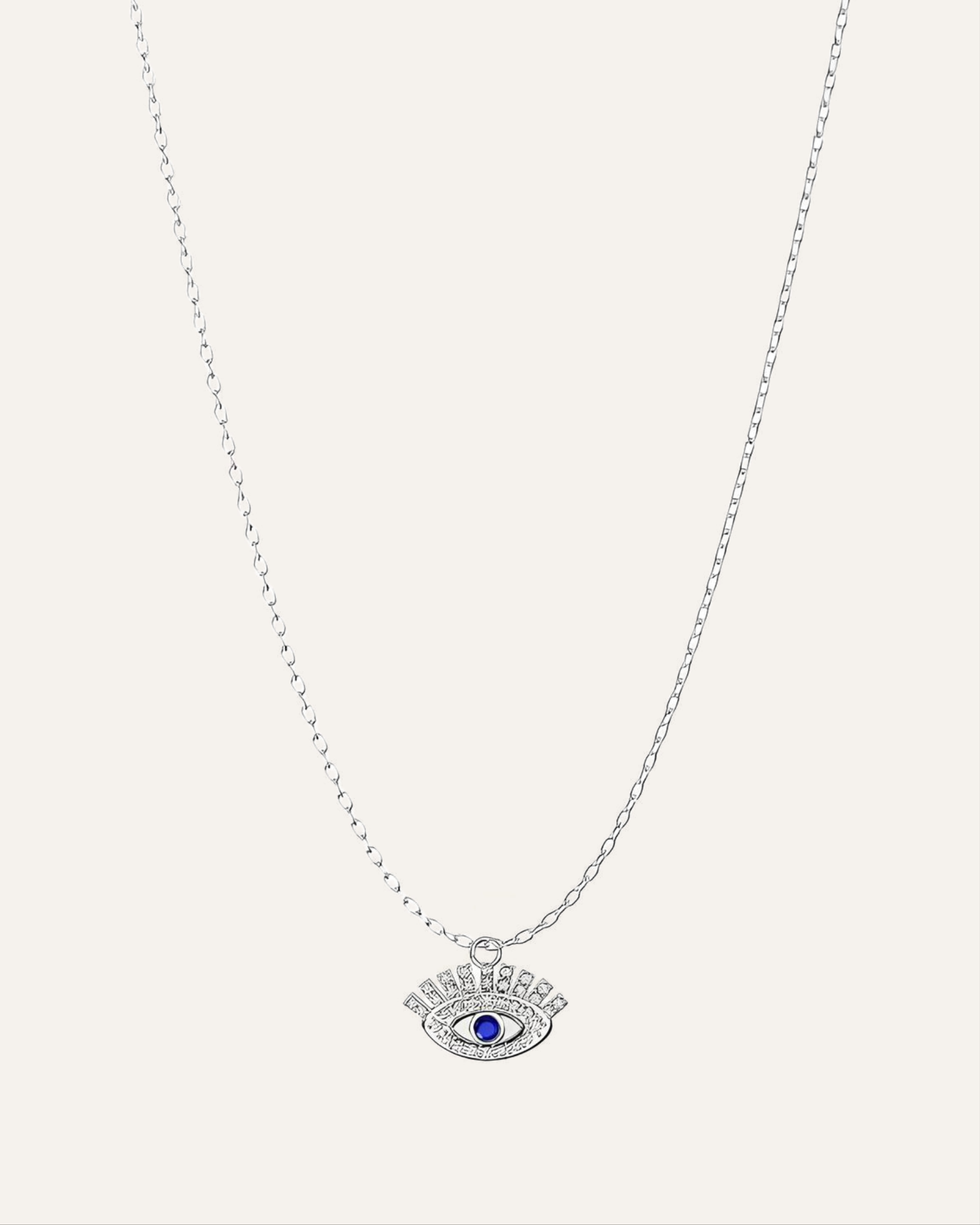 Silver necklace with Cubic Zirconia