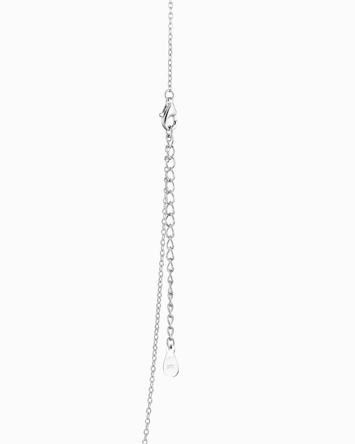 Silver necklace with Cubic Zirconia