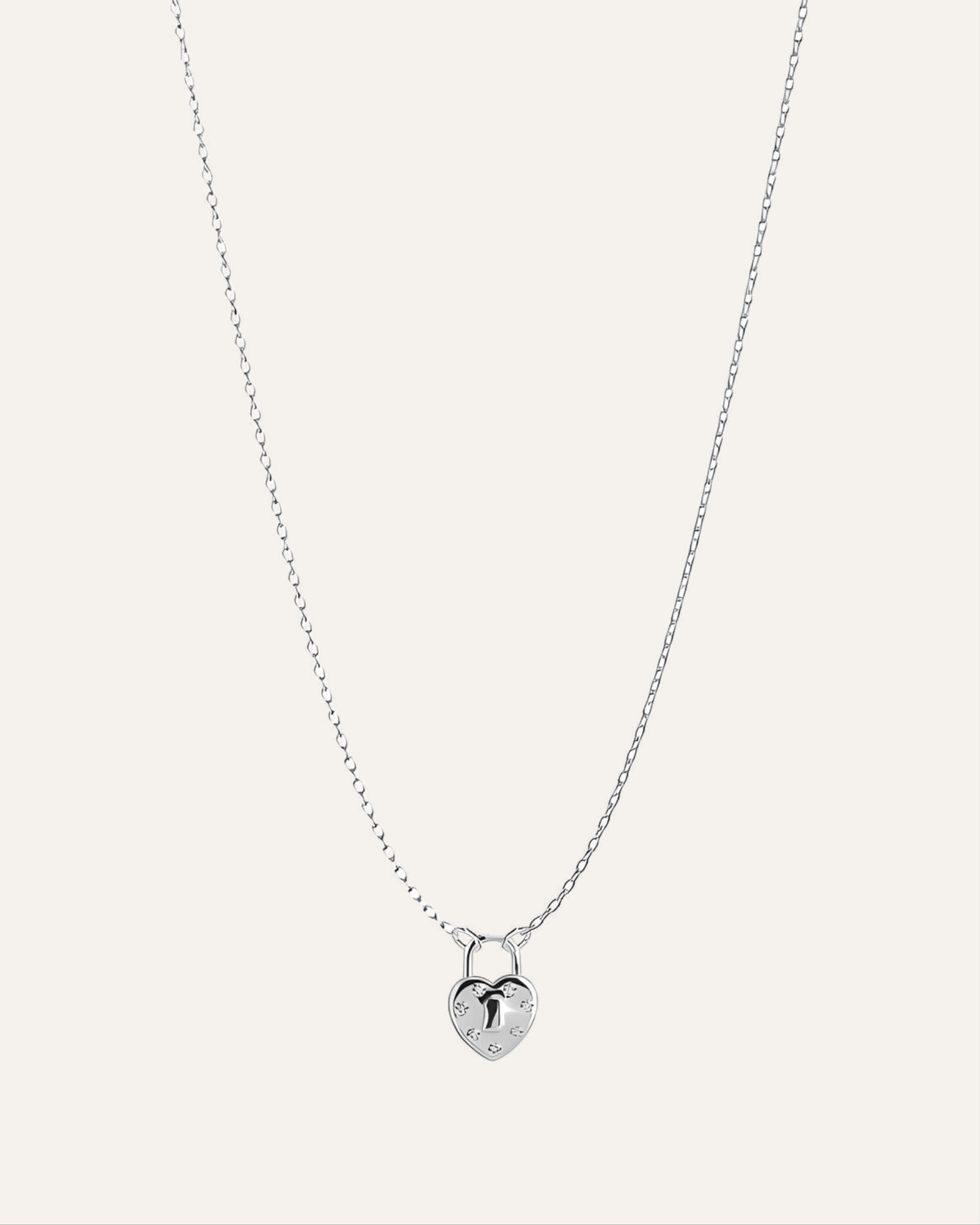 Silver necklace with Cubic Zirconia