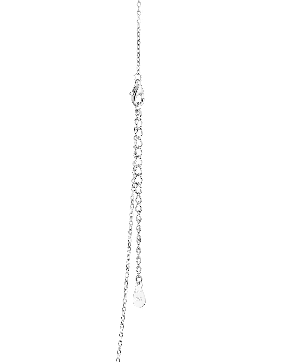 Silver necklace with Cubic Zirconia