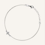 Silver bracelet with Cubic Zirconia