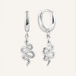 Silver earrings