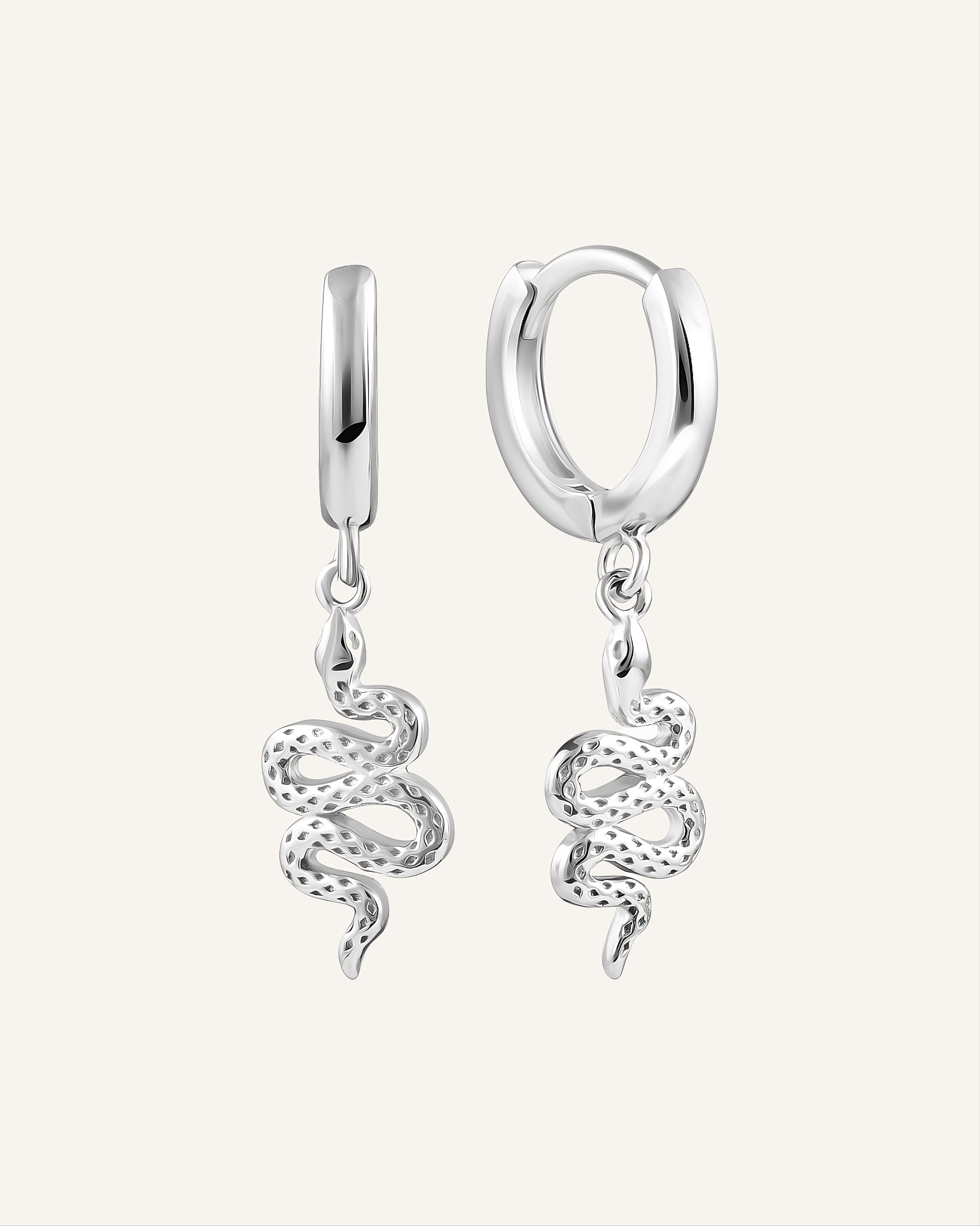 Silver earrings