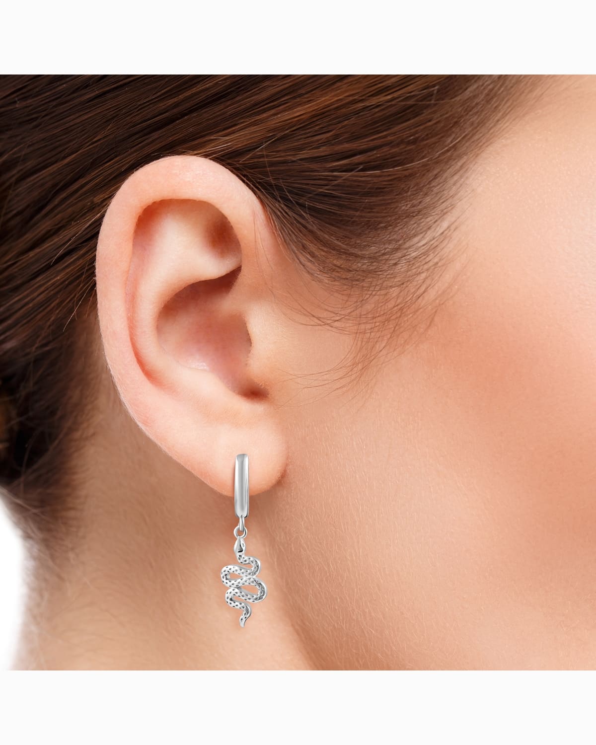 Silver earrings