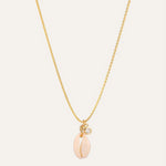 18KT Gold Plated necklace with Natural Shell